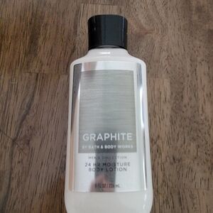 Bath & Body Works Graphite Moisture Lotion - Silver & Black